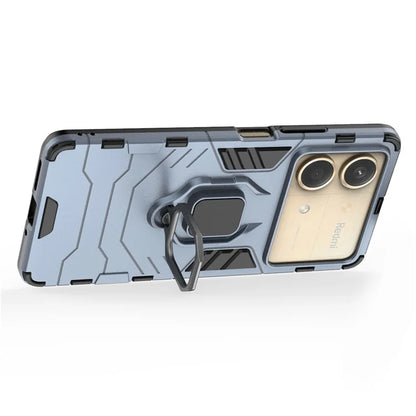 For Xiaomi Redmi Note 13R Pro 5G Case PC + TPU Phone Cover Ring Kickstand