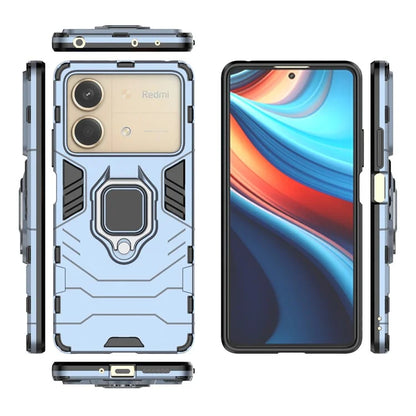 For Xiaomi Redmi Note 13R Pro 5G Case PC + TPU Phone Cover Ring Kickstand