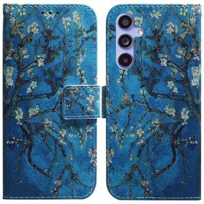 For Samsung Galaxy A35 5G Case Pattern Print Leather Phone Cover