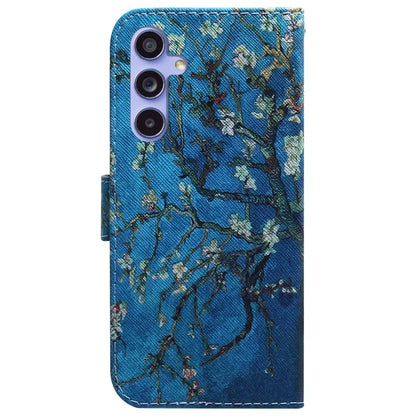 For Samsung Galaxy A35 5G Case Pattern Print Leather Phone Cover