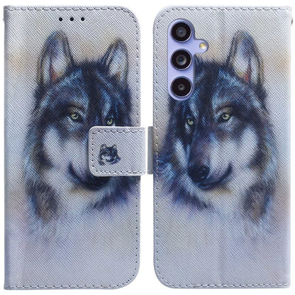 For Samsung Galaxy A35 5G Case Pattern Print Leather Phone Cover