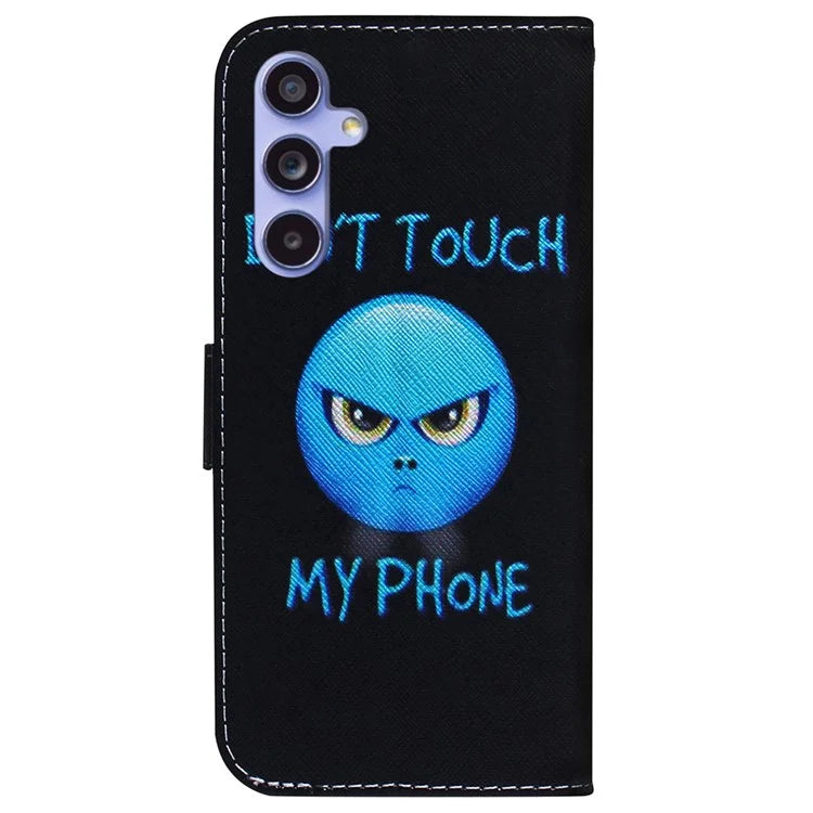 For Samsung Galaxy A35 5G Case Pattern Print Leather Phone Cover