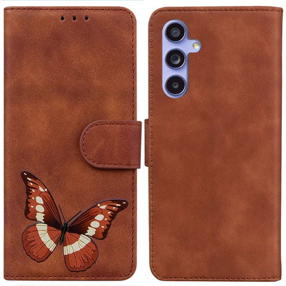For Samsung Galaxy A55 5G Case Leather Cover Phone Wallet Butterfly Pattern