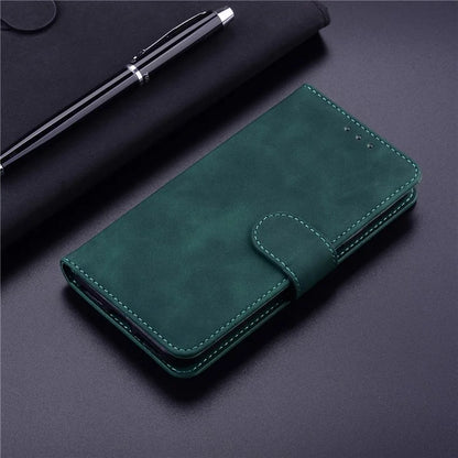 For Samsung Galaxy A55 5G Case Solid Color Leather Phone Cover Wallet