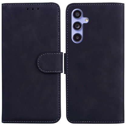 For Samsung Galaxy A55 5G Case Solid Color Leather Phone Cover Wallet