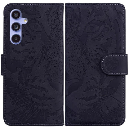 For Samsung Galaxy A55 5G Tiger Pattern Leather Case Wallet Protective Cover