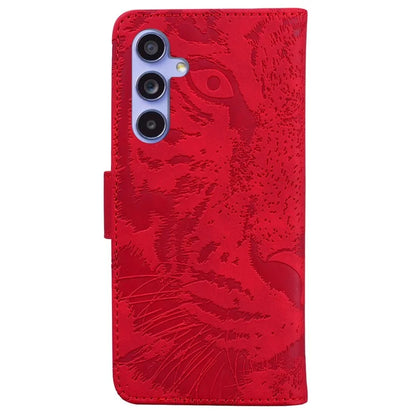 For Samsung Galaxy A55 5G Tiger Pattern Leather Case Wallet Protective Cover