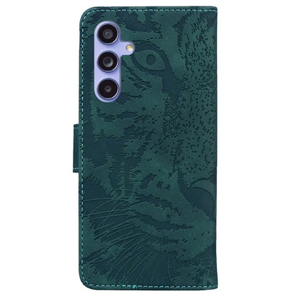 For Samsung Galaxy A55 5G Tiger Pattern Leather Case Wallet Protective Cover