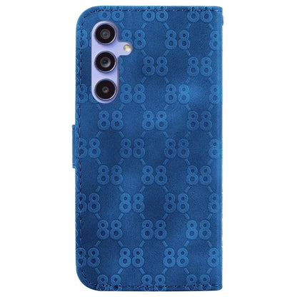 For Samsung Galaxy A55 5G Case Double 8-Shape Imprinted Leather Cover with Wallet