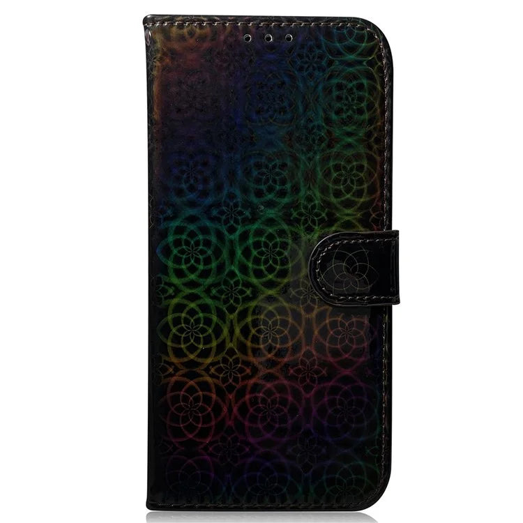 For Samsung Galaxy A55 5G Case Dazzling Flower Leather Wallet Phone Cover