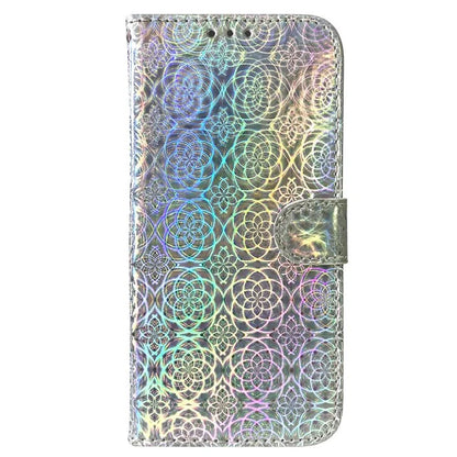 For Samsung Galaxy A55 5G Case Dazzling Flower Leather Wallet Phone Cover