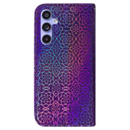 For Samsung Galaxy A55 5G Case Dazzling Flower Leather Wallet Phone Cover