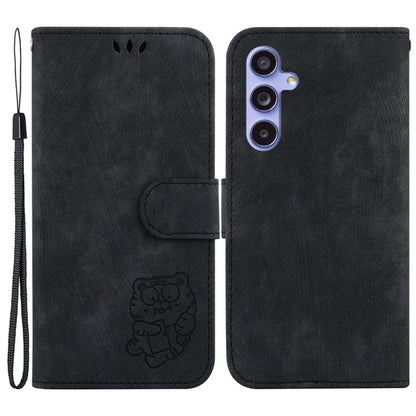 For Samsung Galaxy A55 5G Case Tiger Pattern Imprinted Phone Cover with Hand Strap