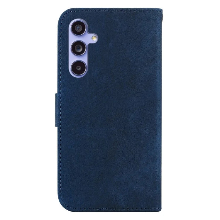 For Samsung Galaxy A55 5G Case Tiger Pattern Imprinted Phone Cover with Hand Strap