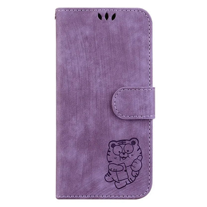 For Samsung Galaxy A55 5G Case Tiger Pattern Imprinted Phone Cover with Hand Strap