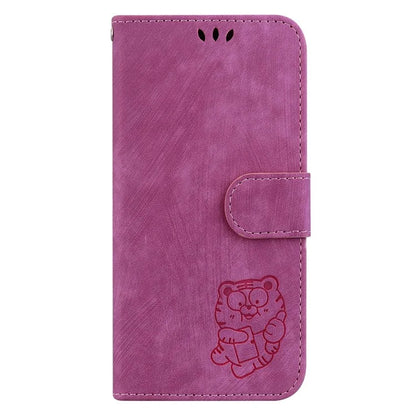 For Samsung Galaxy A35 5G Cell Phone Case Tiger Pattern Imprinted Card Holder Cover