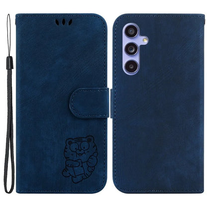 For Samsung Galaxy A35 5G Cell Phone Case Tiger Pattern Imprinted Card Holder Cover