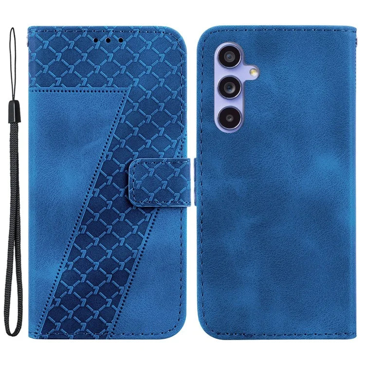 For Samsung Galaxy A35 5G Case 7-Shape Pattern Leather Phone Wallet Cover