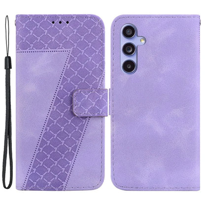 For Samsung Galaxy A35 5G Case 7-Shape Pattern Leather Phone Wallet Cover