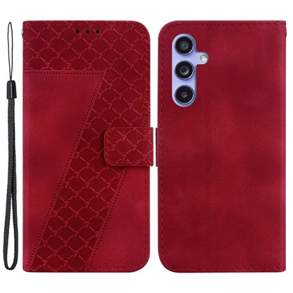 For Samsung Galaxy A35 5G Case 7-Shape Pattern Leather Phone Wallet Cover