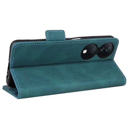 For Honor X7b 4G Phone Cover Magnetic Leather Hardware Decor Case