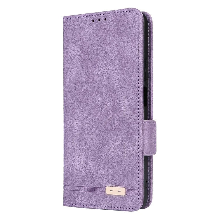 For Honor X7b 4G Phone Cover Magnetic Leather Hardware Decor Case