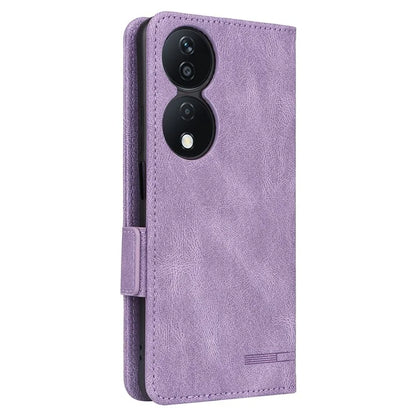 For Honor X7b 4G Phone Cover Magnetic Leather Hardware Decor Case