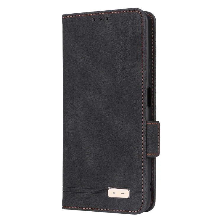 For Honor X7b 4G Phone Cover Magnetic Leather Hardware Decor Case