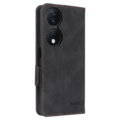 For Honor X7b 4G Phone Cover Magnetic Leather Hardware Decor Case