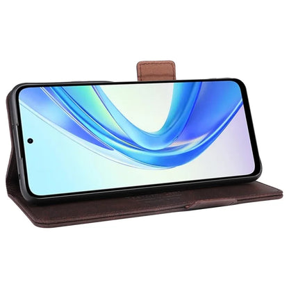For Honor X7b 4G Phone Cover Magnetic Leather Hardware Decor Case