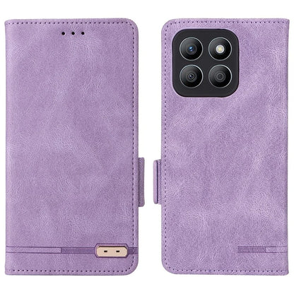 For Honor X8b 4G Case Anti-drop PU Leather+TPU Hardware Decor Phone Cover