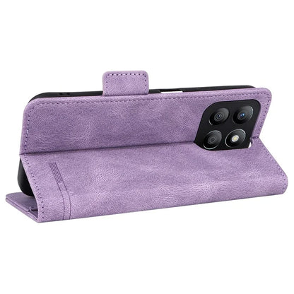 For Honor X8b 4G Case Anti-drop PU Leather+TPU Hardware Decor Phone Cover