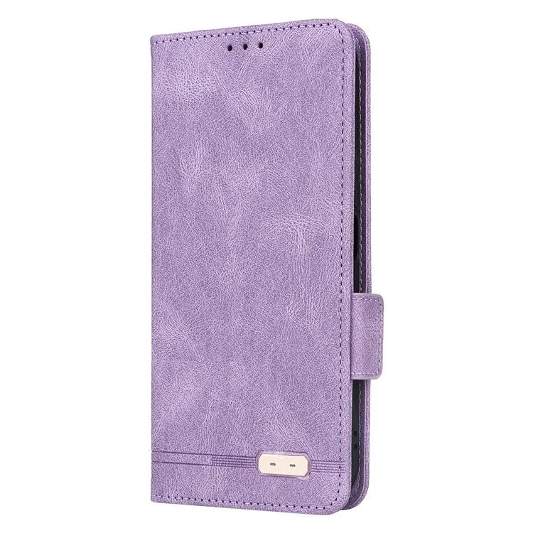 For Honor X8b 4G Case Anti-drop PU Leather+TPU Hardware Decor Phone Cover