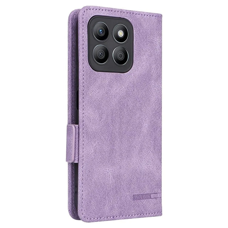 For Honor X8b 4G Case Anti-drop PU Leather+TPU Hardware Decor Phone Cover