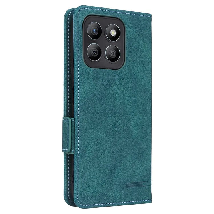 For Honor X8b 4G Case Anti-drop PU Leather+TPU Hardware Decor Phone Cover