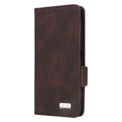 For Honor X8b 4G Case Anti-drop PU Leather+TPU Hardware Decor Phone Cover