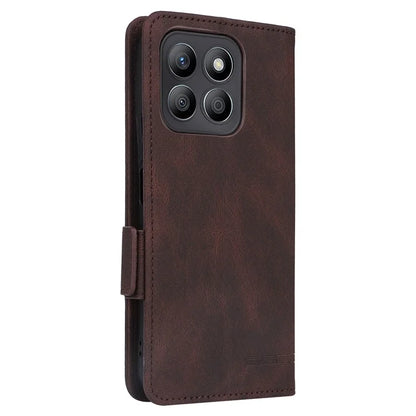 For Honor X8b 4G Case Anti-drop PU Leather+TPU Hardware Decor Phone Cover