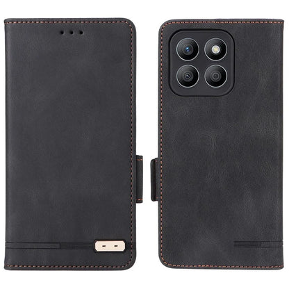 For Honor X8b 4G Case Anti-drop PU Leather+TPU Hardware Decor Phone Cover