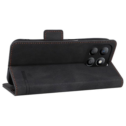 For Honor X8b 4G Case Anti-drop PU Leather+TPU Hardware Decor Phone Cover