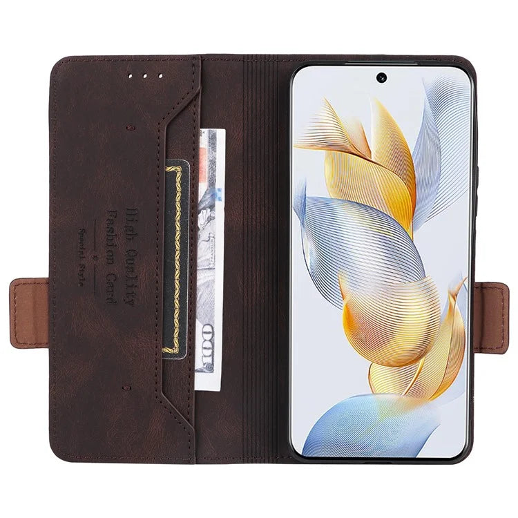 For Honor 90 Case Magnetic Hardware Decor Phone Stand Cover