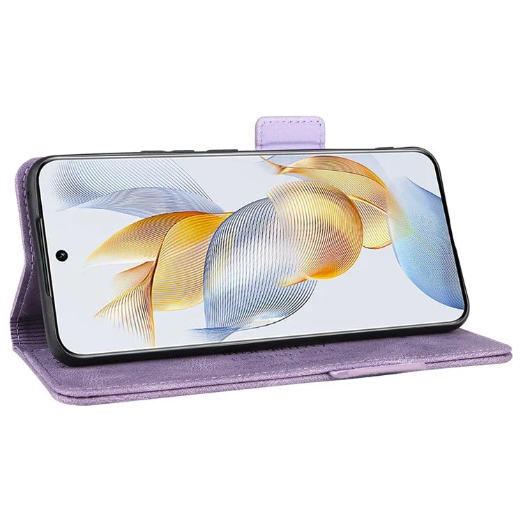 For Honor 90 Case Magnetic Hardware Decor Phone Stand Cover