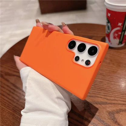 VOERO For Samsung Galaxy S24 Ultra Cell Phone Case Rubberized PC Mobile Phone Cover