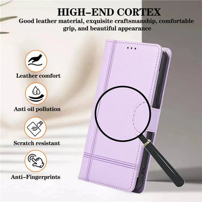 For Google Pixel 8 Pro Shockproof Phone Cases Leather Folio Flip Cover with Mirror