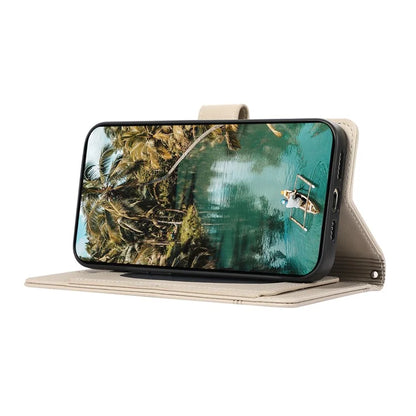 For Google Pixel 8 Pro Shockproof Phone Cases Leather Folio Flip Cover with Mirror
