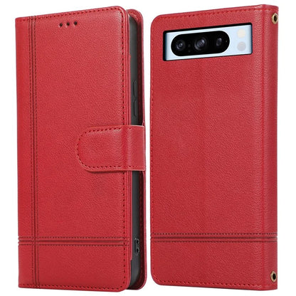 For Google Pixel 8 Pro Shockproof Phone Cases Leather Folio Flip Cover with Mirror