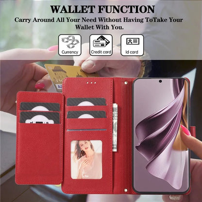 For Google Pixel 8 Pro Shockproof Phone Cases Leather Folio Flip Cover with Mirror