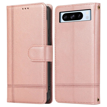 For Google Pixel 8 Pro Shockproof Phone Cases Leather Folio Flip Cover with Mirror