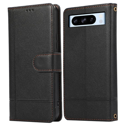 For Google Pixel 8 Pro Shockproof Phone Cases Leather Folio Flip Cover with Mirror