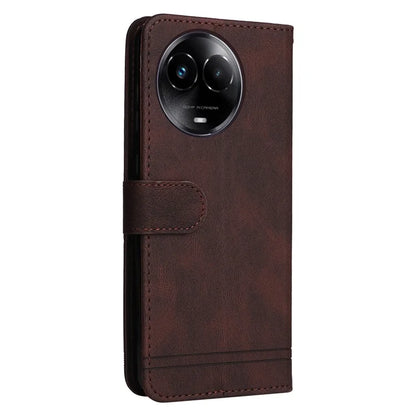For Realme C67 5G / 11 5G (Taiwan / India) / 11 5G (Global) Magnetic Phone Case PU Leather Skin-Touch Cover