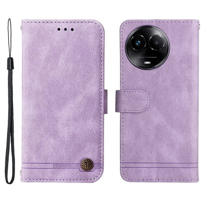 For Realme C67 5G / 11 5G (Taiwan / India) / 11 5G (Global) Magnetic Phone Case PU Leather Skin-Touch Cover